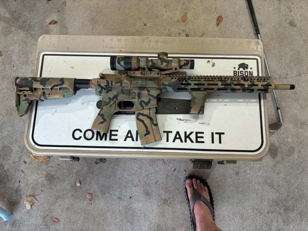 Vias Camouflage Stencil Kit - Customer Photo From Clayton