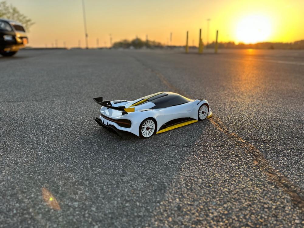 Bittydesign ARES-1 1/7 Supercar Body (Clear) (1.5mm) (Arrma InfractionV2/Limitless) - Customer Photo From Anthony Cuff