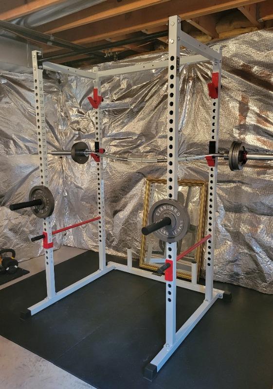 TDS Fitness White Power Rack H-92563-W — Strength Warehouse USA