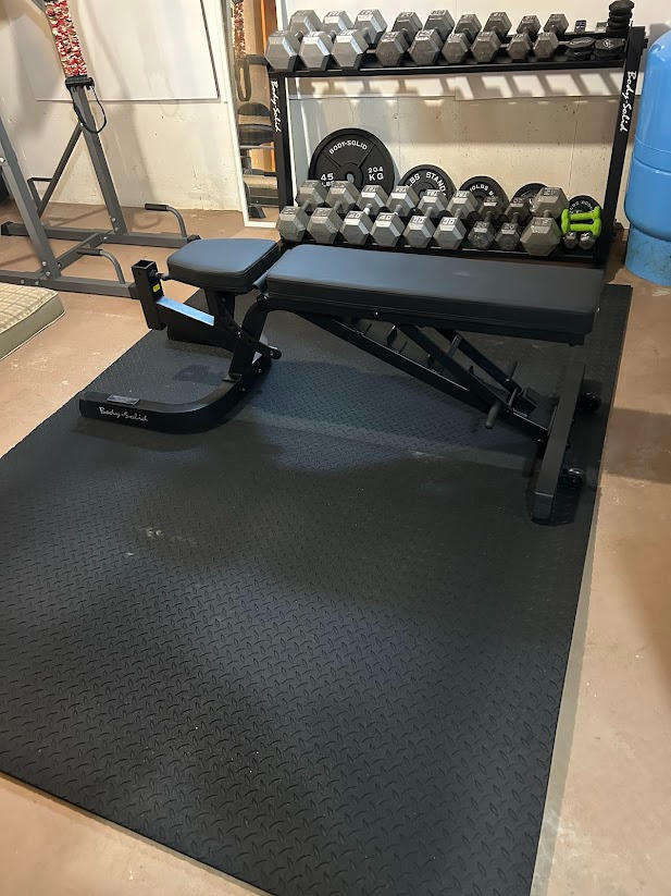 Dumbbell Bench Press Floor Mat Marcy Floor Guard Puzzle Mat Target