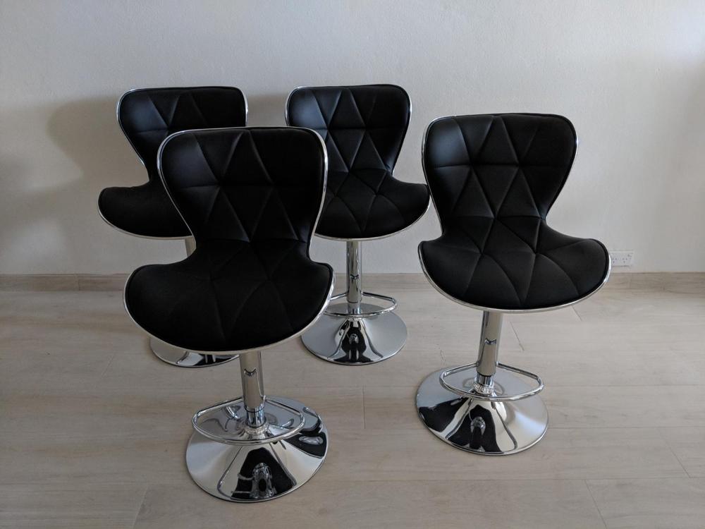 Denise Kitchen Bar Stool (Set of 2) Black - Customer Photo From Neehal a.