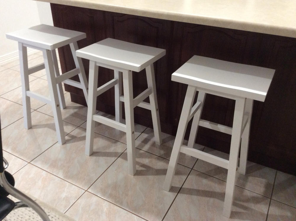 Lynds Bar Stool (Set of 2) White - Customer Photo From Veronica Allwright