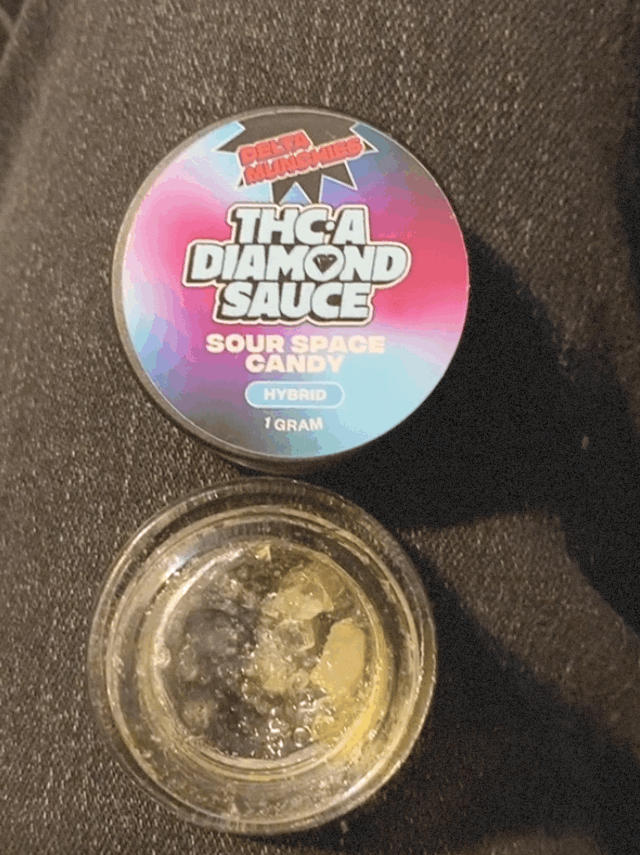 Sour Space Candy 1G THC-A Diamond Sauce - Customer Photo From Anonymous