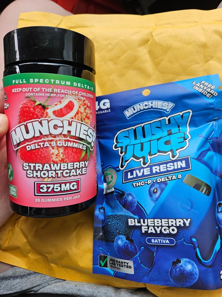 Blueberry Faygo Slushy Juice 4G THC-P Vape - Customer Photo From Braden Curry