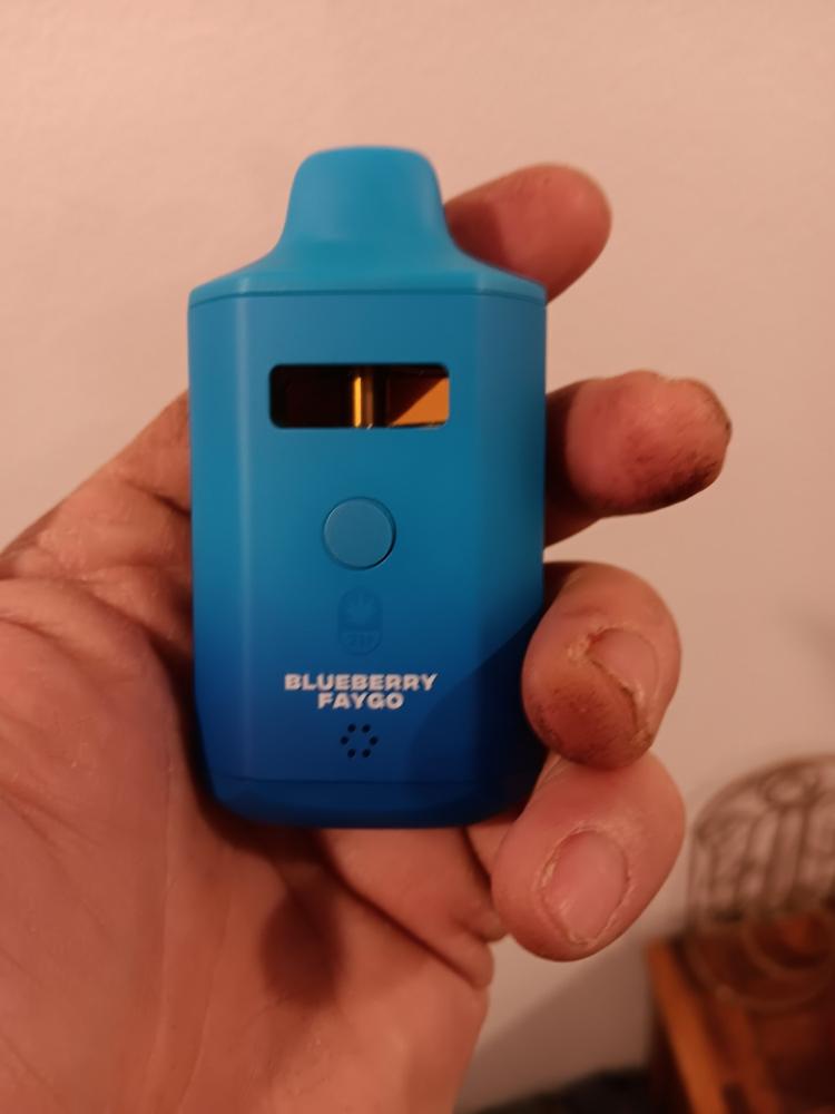 Blueberry Faygo Slushy Juice 4G THC-P Vape - Customer Photo From Joseph Guy
