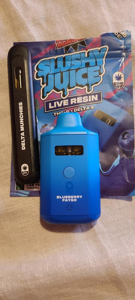 Blueberry Faygo Slushy Juice 4G THC-P Vape - Customer Photo From Anonymous