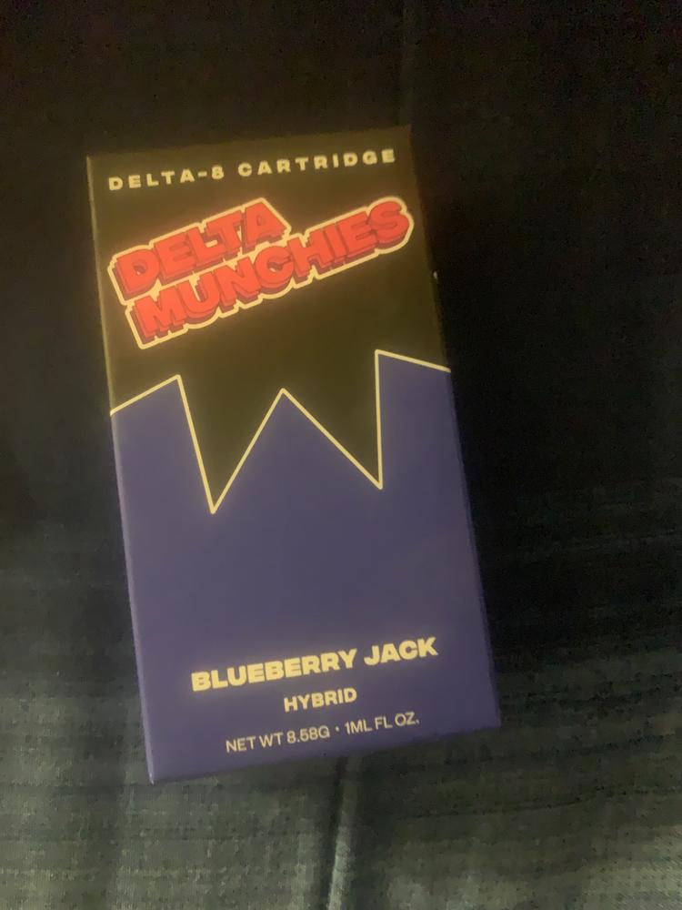 Blueberry Jack 1G Delta 8 Cart - Customer Photo From stonedtothebone