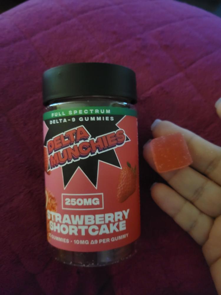 Strawberry Shortcake Delta 9 Gummies - $39.99 25 Pieces 250mg - Customer Photo From Anonymous