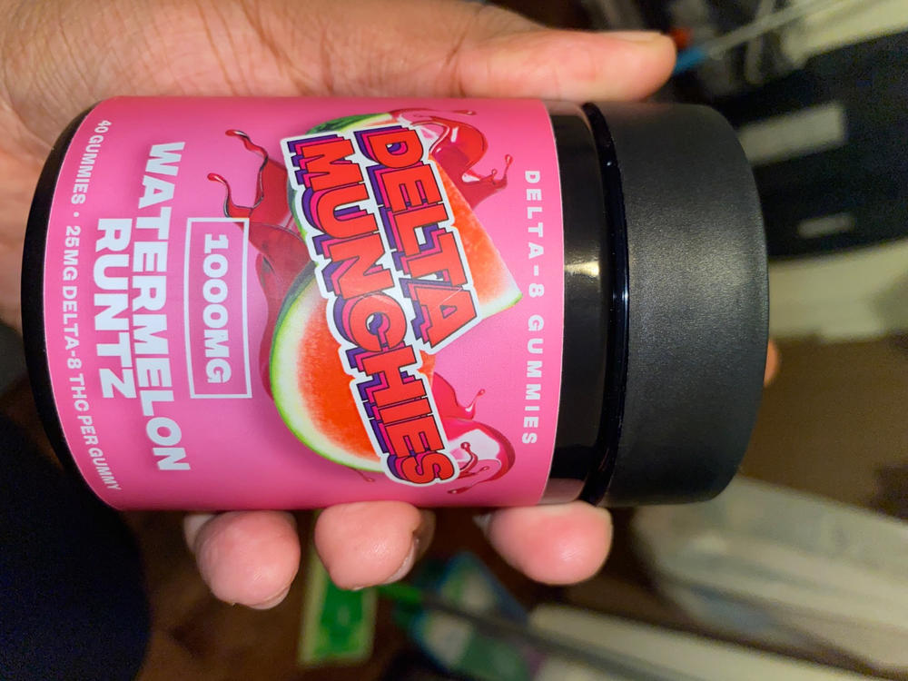 Delta 8 THC Gummies - Watermelon Runtz, 1000mg - Customer Photo From Anonymous