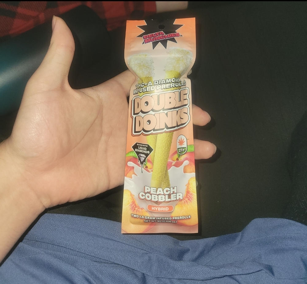 Peach Cobbler Infused Prerolls (2 Pack) - Customer Photo From Isaac Hernandez