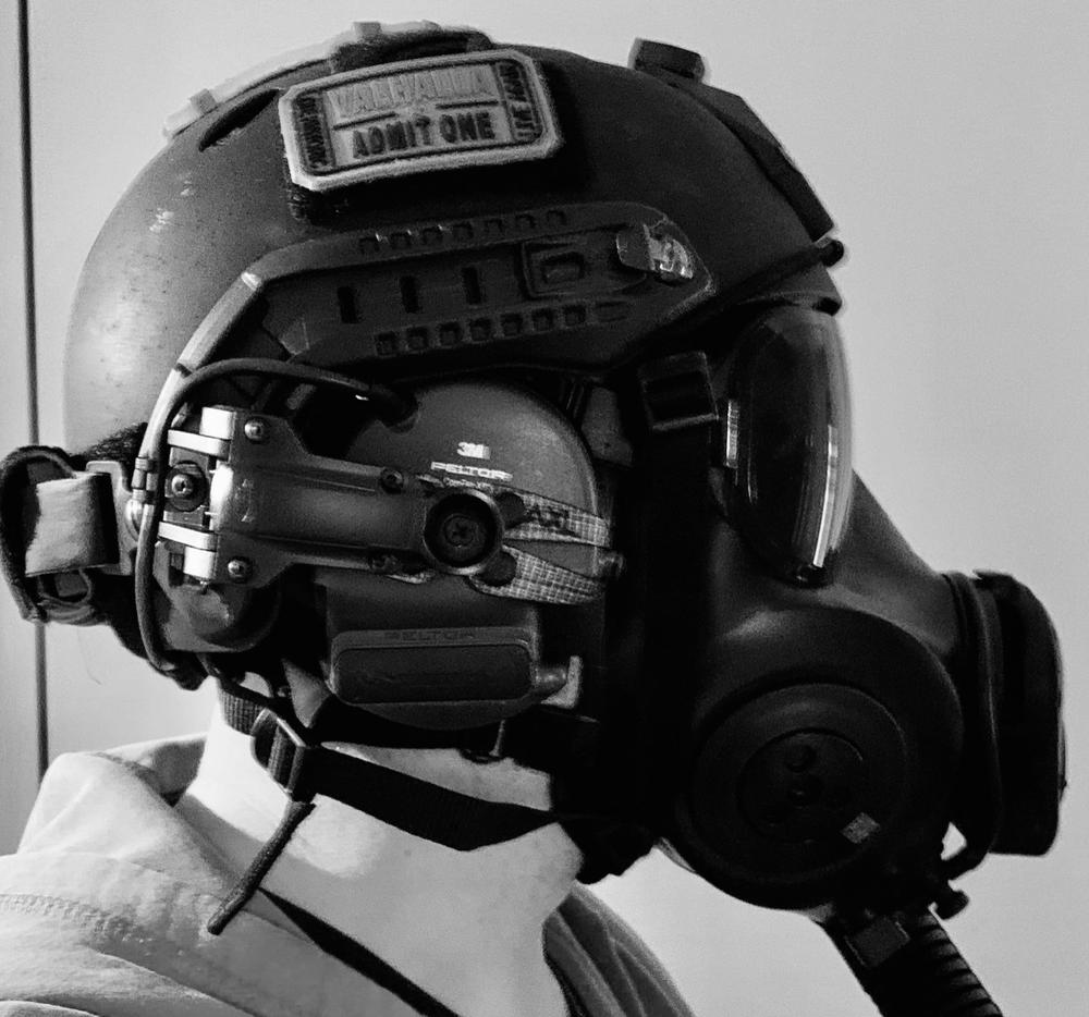 AMP Helmet Rail Mount - Customer Photo From Huw William Hægeland Reynolds