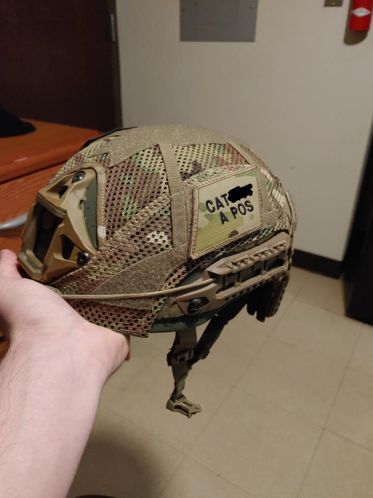 Caiman Helmet Cover - Customer Photo From Luc Taylor