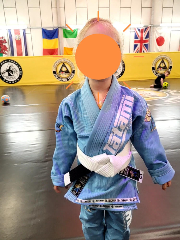 Meerkatsu Kids Animal Gi - Sky Blue - Customer Photo From Mari-Jay Lewis-Frost