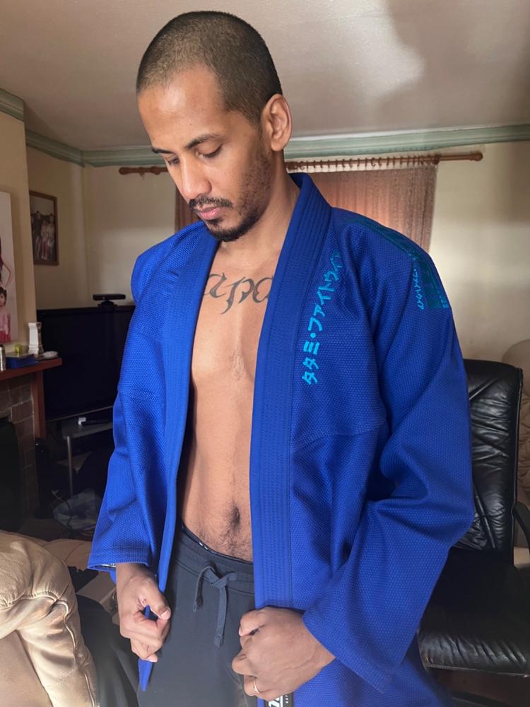 Estilo Black Label Gi - Blue on Blue - Customer Photo From Cerizza Sabapathy