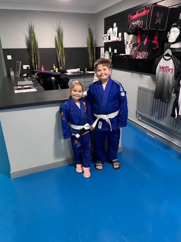 Kids Comp Classic Gi - Blue - Customer Photo From David Winton
