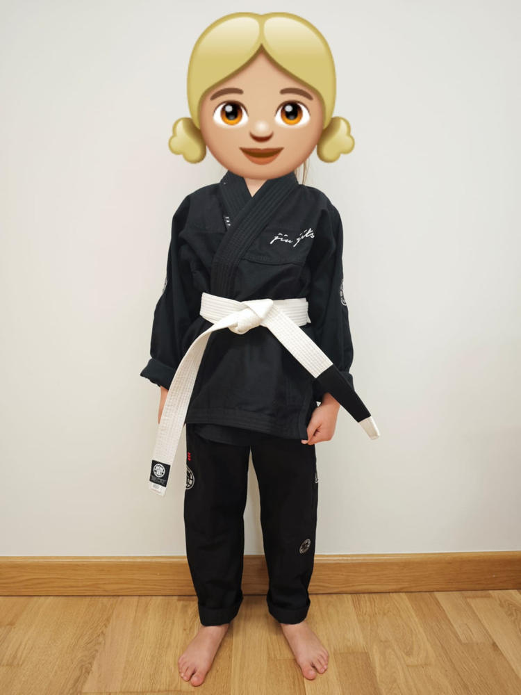 Kids Elements Superlite Gi - Black - Customer Photo From Oscar Millo Larraya