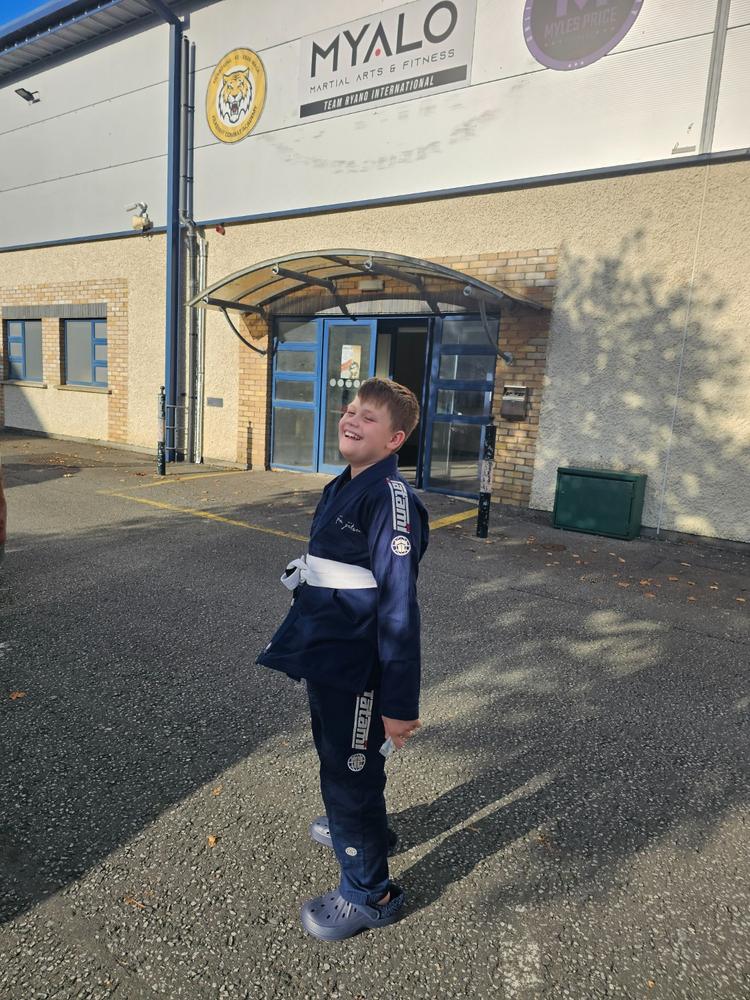 Kids Elements Superlite Gi - Black - Customer Photo From Iveta Semianova