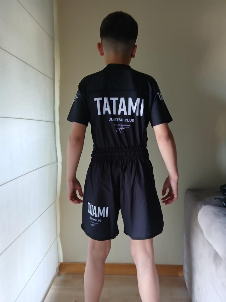 Kids JJ Club Short Sleeve Rash Guard - Black - Customer Photo From Hortensia Carrasco de la prieta