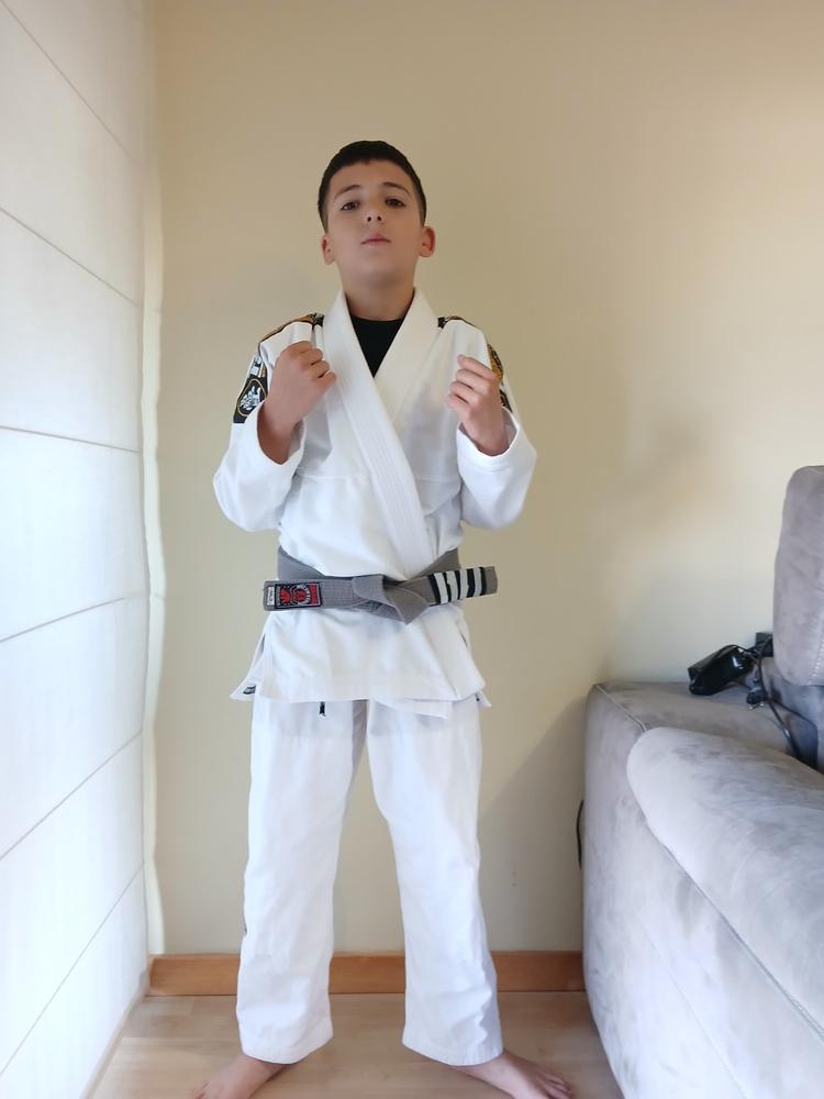 Kids JJ Club Short Sleeve Rash Guard - Black - Customer Photo From Hortensia Carrasco de la prieta