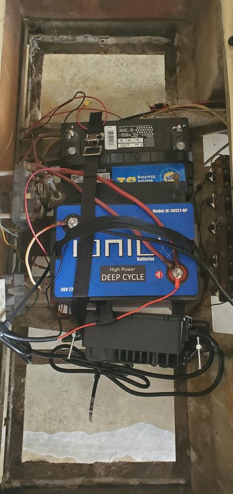 Ionic Lithium 36V 27Ah | GC2 Golf Cart LiFePO4 Deep Cycle Battery + Bluetooth - Customer Photo From Karl Mast