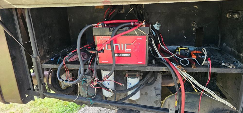 Ionic Lithium 12V Group 31 | 3000 CA | LiFePO4 Heavy Duty Diesel Starter Battery + Heater - Customer Photo From Randy Goodman