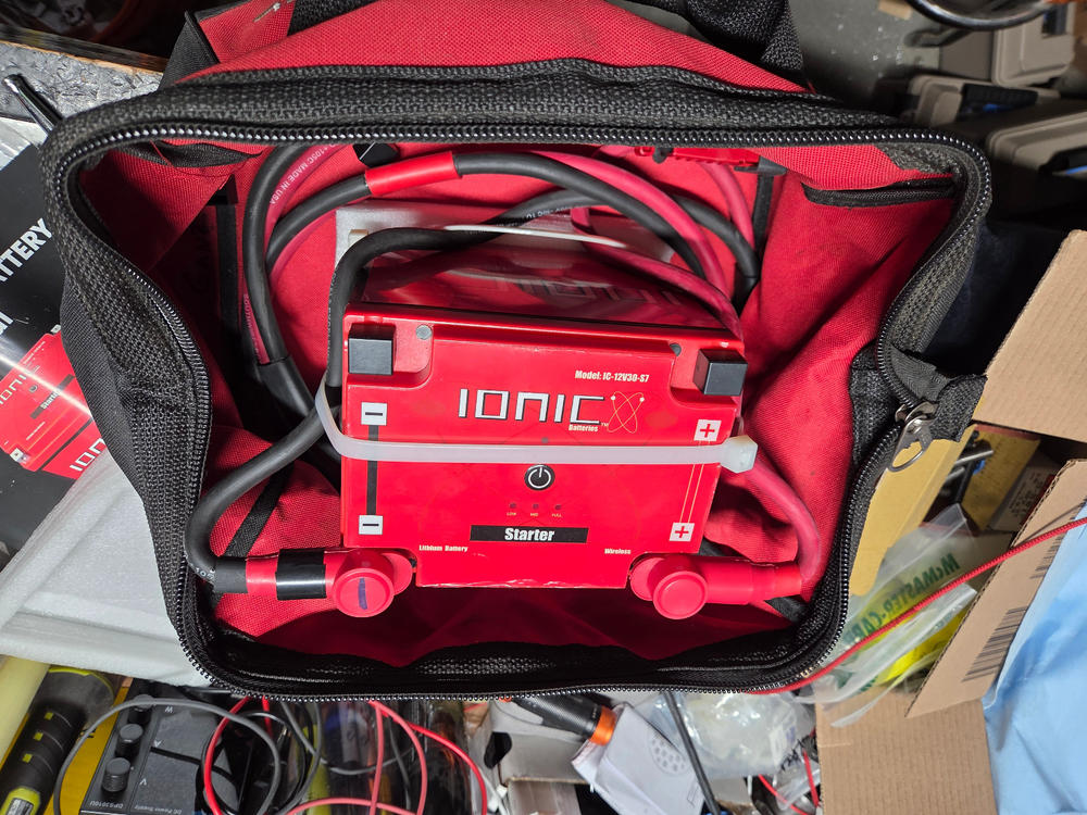 Ionic Lithium 12V S7 | 1220 CA | LiFePO4 Starter Battery + Bluetooth - IC-12V30-S7 - Customer Photo From Sandy Ganz