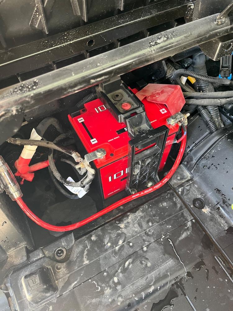 Ionic Lithium 12V S7 | 1220 CA | LiFePO4 Starter Battery + Bluetooth - IC-12V30-S7 - Customer Photo From Shannon Hebert