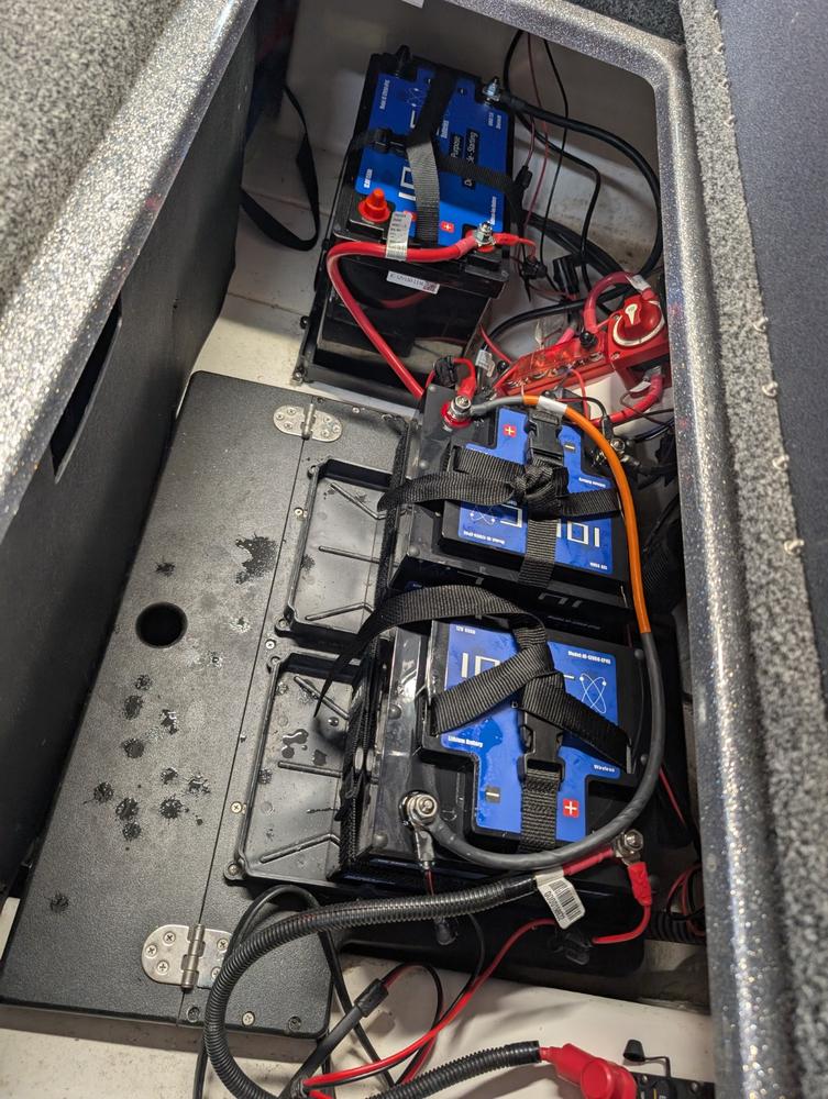 Ionic Lithium 12V 60Ah | LiFePO4 Deep Cycle Trolling Motor Battery + Bluetooth - Customer Photo From Trenton Wood