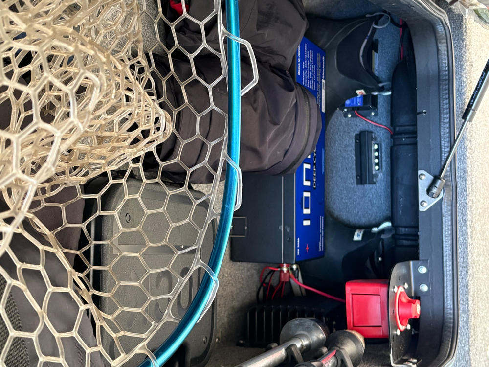Ionic Lithium 16V 52Ah | Marine Electronics/Sonar LiFePO4 Battery + Charger - Customer Photo From Mark Rudd