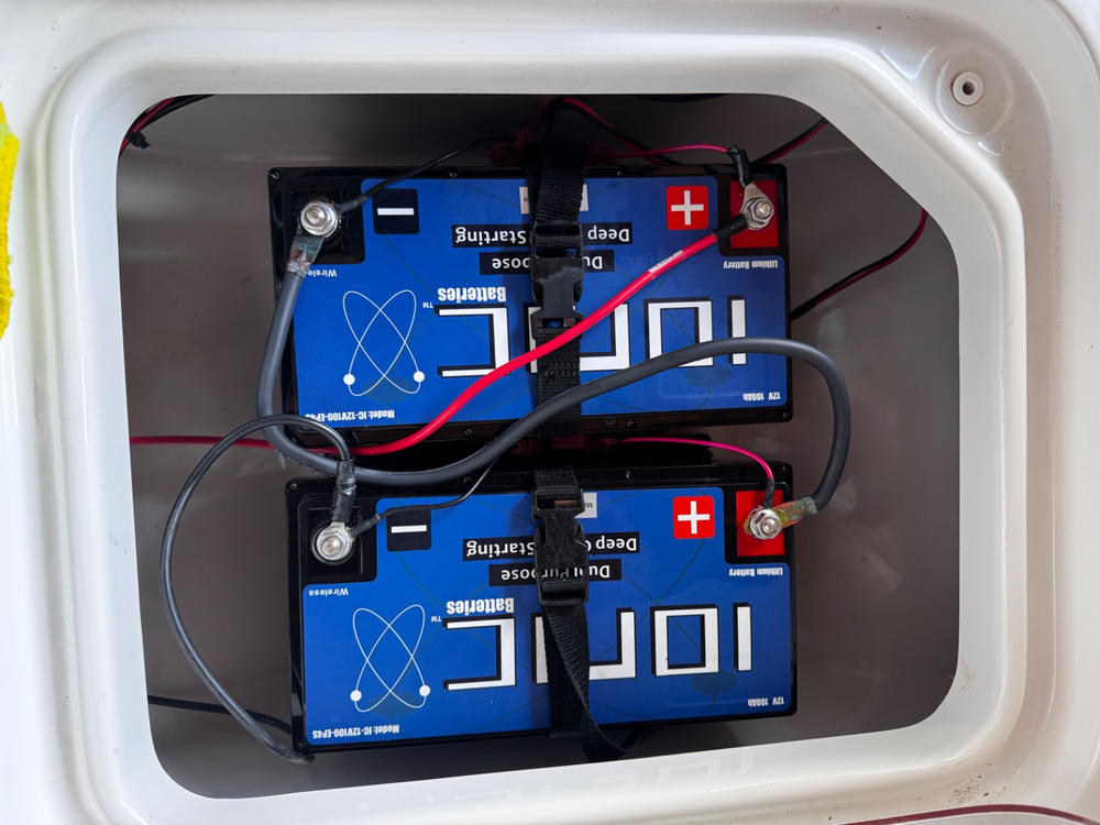 Ionic Lithium 12V 150Ah | Dual Purpose Starter Battery 1600 CA + LiFePO4 Deep Cycle - Customer Photo From Kevin Johnson