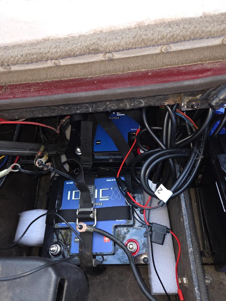 Ionic Lithium 12V 150Ah | Dual Purpose Starter Battery 1600 CA + LiFePO4 Deep Cycle - Customer Photo From Keith Fleshman