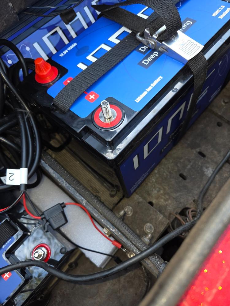 Ionic Lithium 12V 150Ah | Dual Purpose Starter Battery 1600 CA + LiFePO4 Deep Cycle - Customer Photo From Keith Fleshman