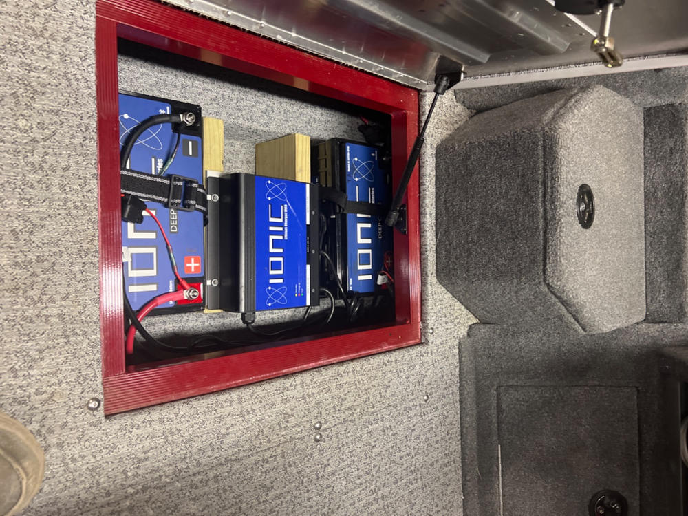 Ionic Lithium 12V 100Ah | LiFePO4 Deep Cycle Battery + Bluetooth - Customer Photo From James Bellah