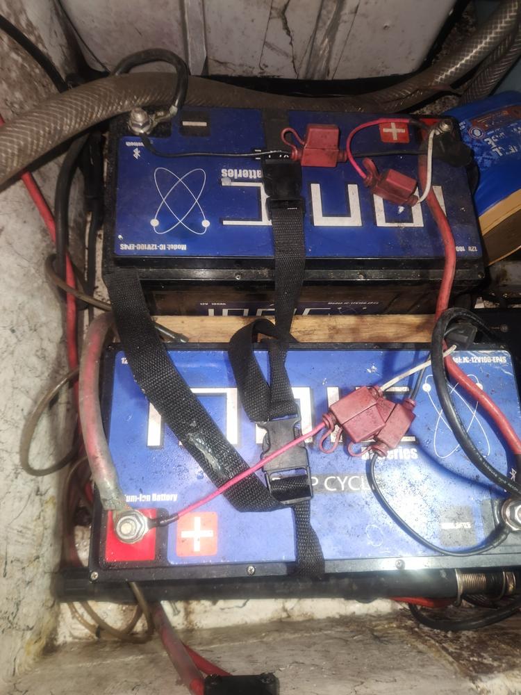 Ionic Lithium 12V 100Ah | LiFePO4 Deep Cycle Battery + Bluetooth - Customer Photo From Leonard D Steele Jr