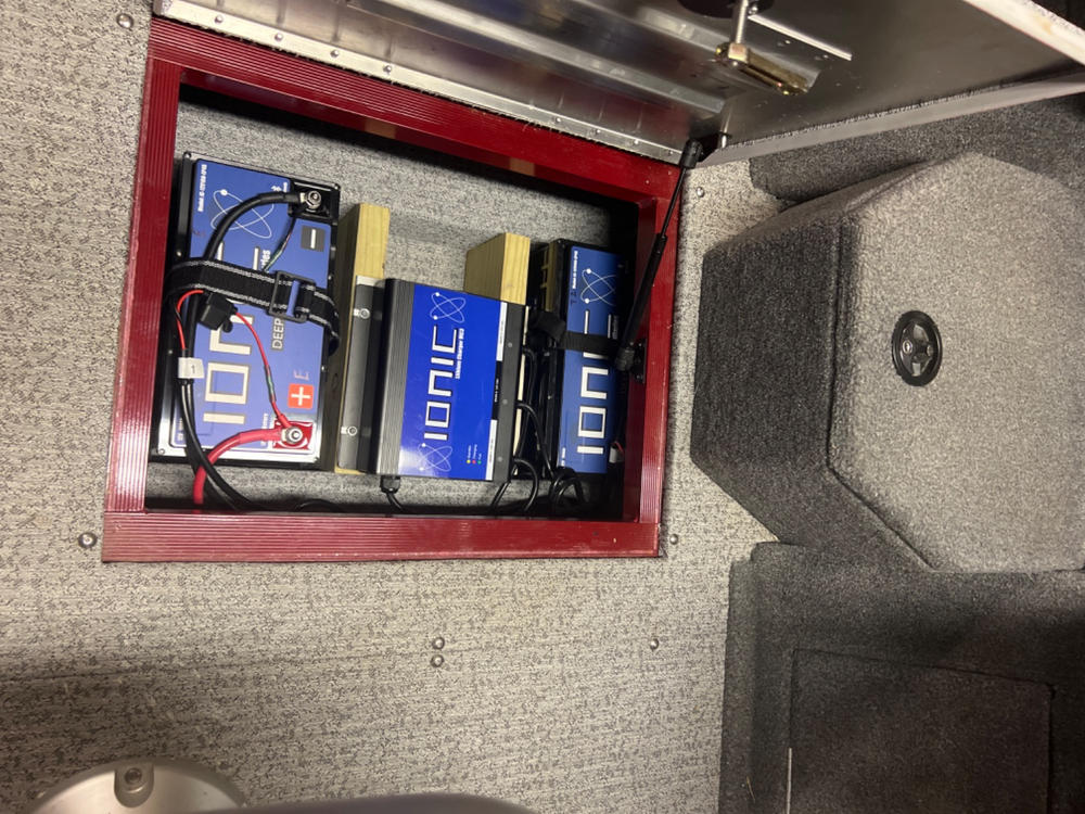 Ionic Lithium 12V 100Ah | LiFePO4 Deep Cycle Battery + Bluetooth - Customer Photo From James Bellah