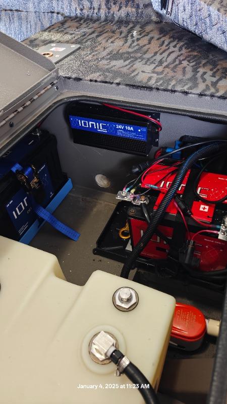 Ionic Lithium LiFePO4 24V 10A Charger - Customer Photo From MICHAEL CONRAD