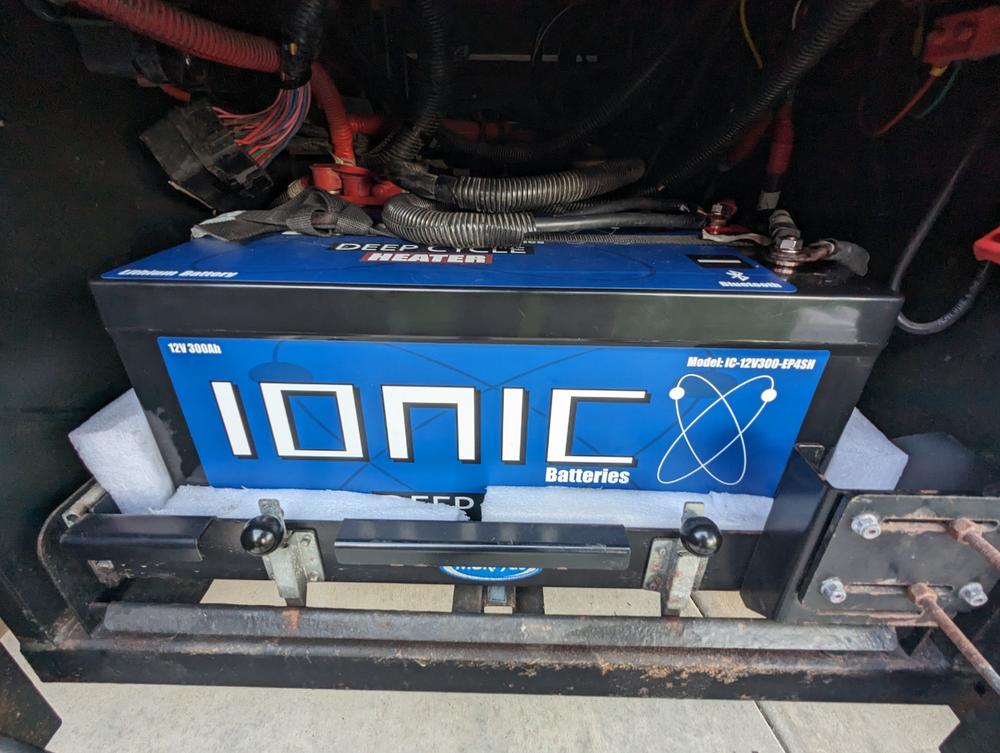 12 Volt 300Ah Lithium Deep Cycle Battery w/ Heater - Customer Photo From Michael Johs