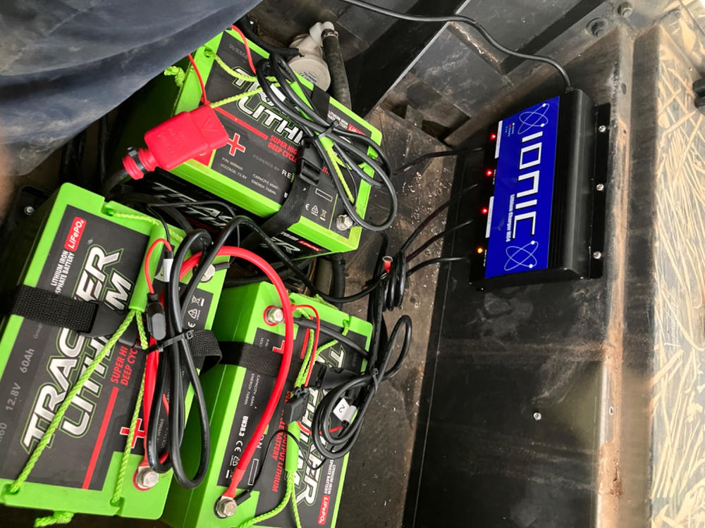 Ionic 4 Bank Charger 12V 10A - Customer Photo From William Mcdaniel