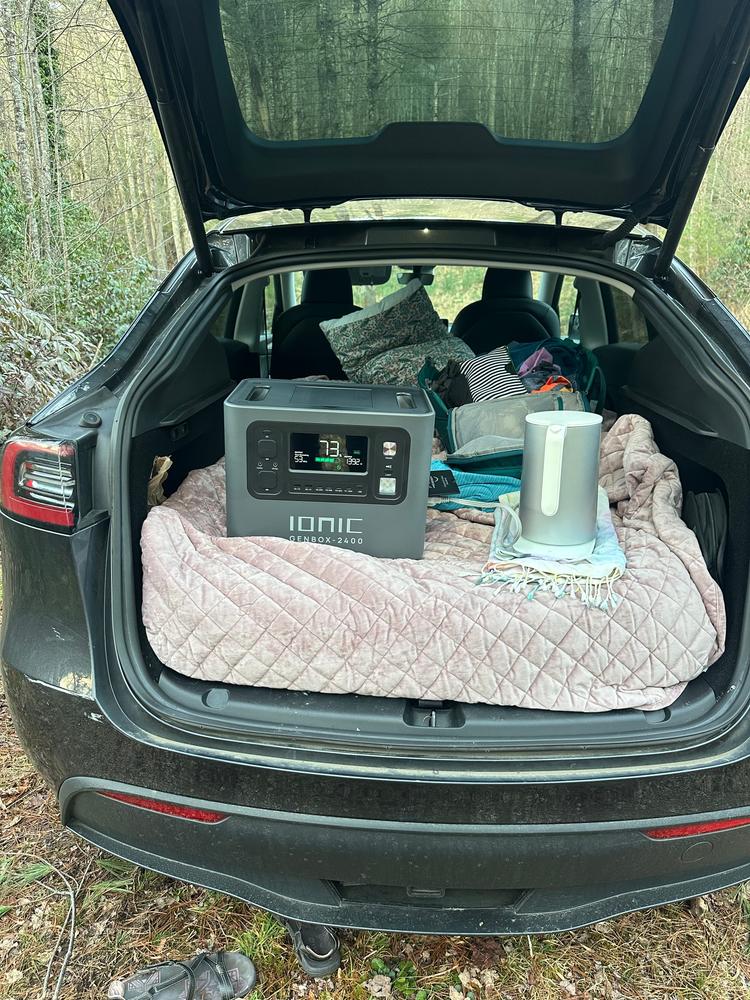 Ionic GenBox 2400 Portable Power Station | 2400W Pure Sine Wave with UPS & Expandable Capacity - Customer Photo From Gracie