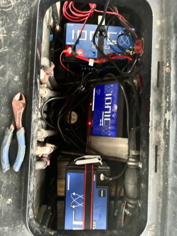 Ionic Multi Voltage Charger 36V10A, 12V10A - Customer Photo From Melissa Cowart