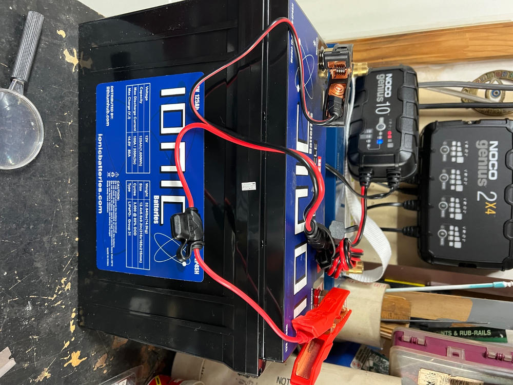 Ionic Lithium 12V 150Ah | Dual Purpose Starter Battery 1600 CA + LiFePO4 Deep Cycle + Heater - Customer Photo From Robert Nieves