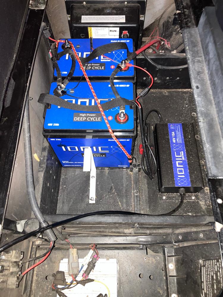48 Volt 27Ah Deep Cycle Lithium Battery - Customer Photo From Ron Silbaugh 