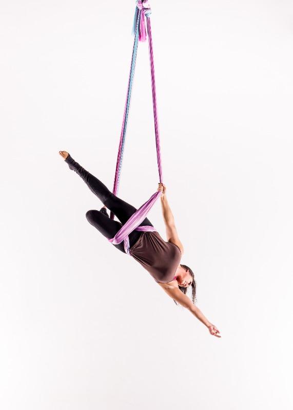Ombre Aerial Silks Fabric Only - Customer Photo From Kristen MacGregor