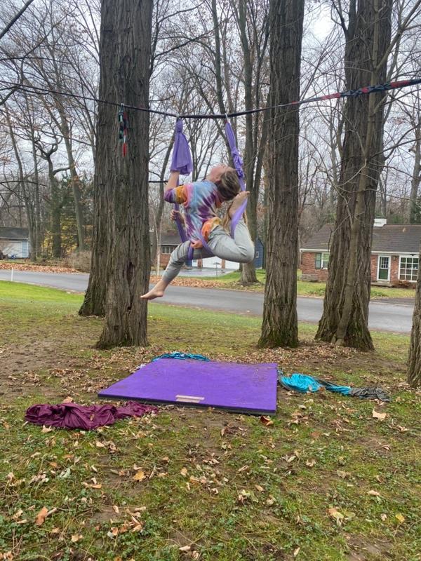Aerial Yoga Hammock Set with Rigging Equipment Uplift Active