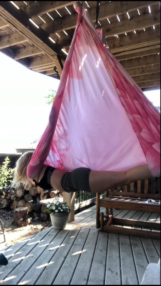 Aerial Yoga Hammock Set with Rigging Equipment - Customer Photo From Carissa Brockman