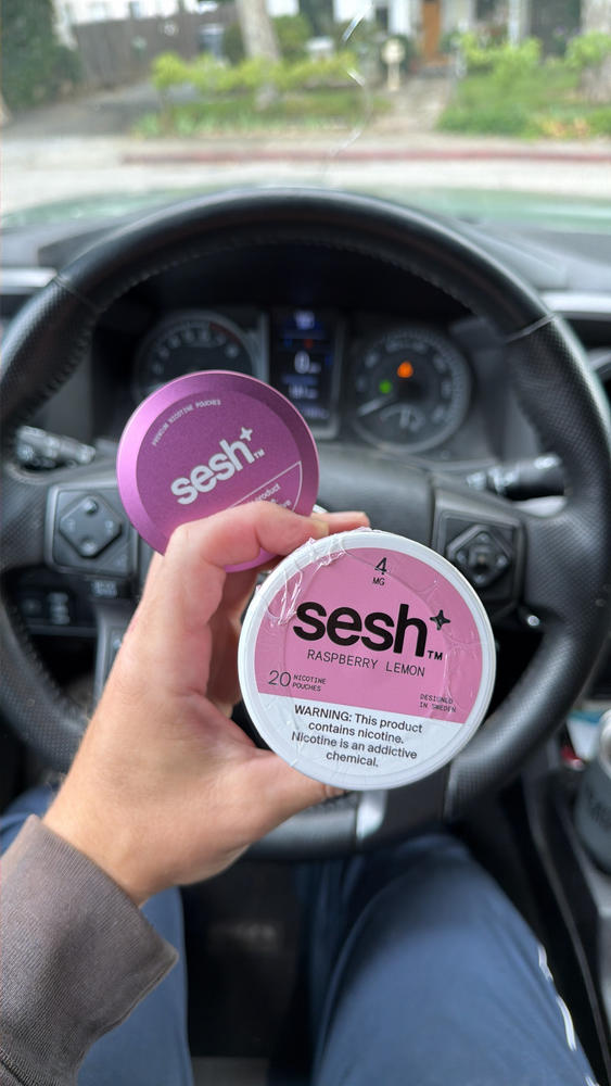 Sesh+ Raspberry Lemon - Customer Photo From Adam O’Grady