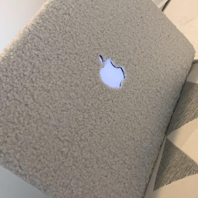 TEDDY Macbook Case - Oat - Customer Photo From April H.