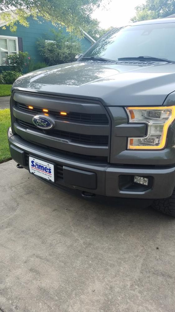 Ford F150 2015 - 2020 Raptor Style Extreme LED Grill Kit - Customer Photo From Eddie G.