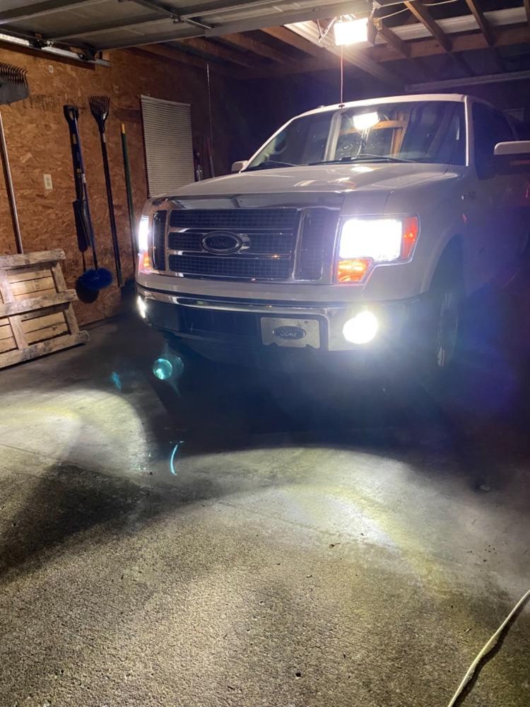 2009-14 F150 FRONT MARKER LIGHT LED BULBS - Customer Photo From Kevin B.