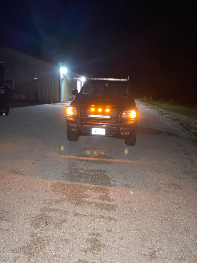 Ford F150 1997-03 Raptor Style Extreme LED grill Kit - Customer Photo From mike chritton